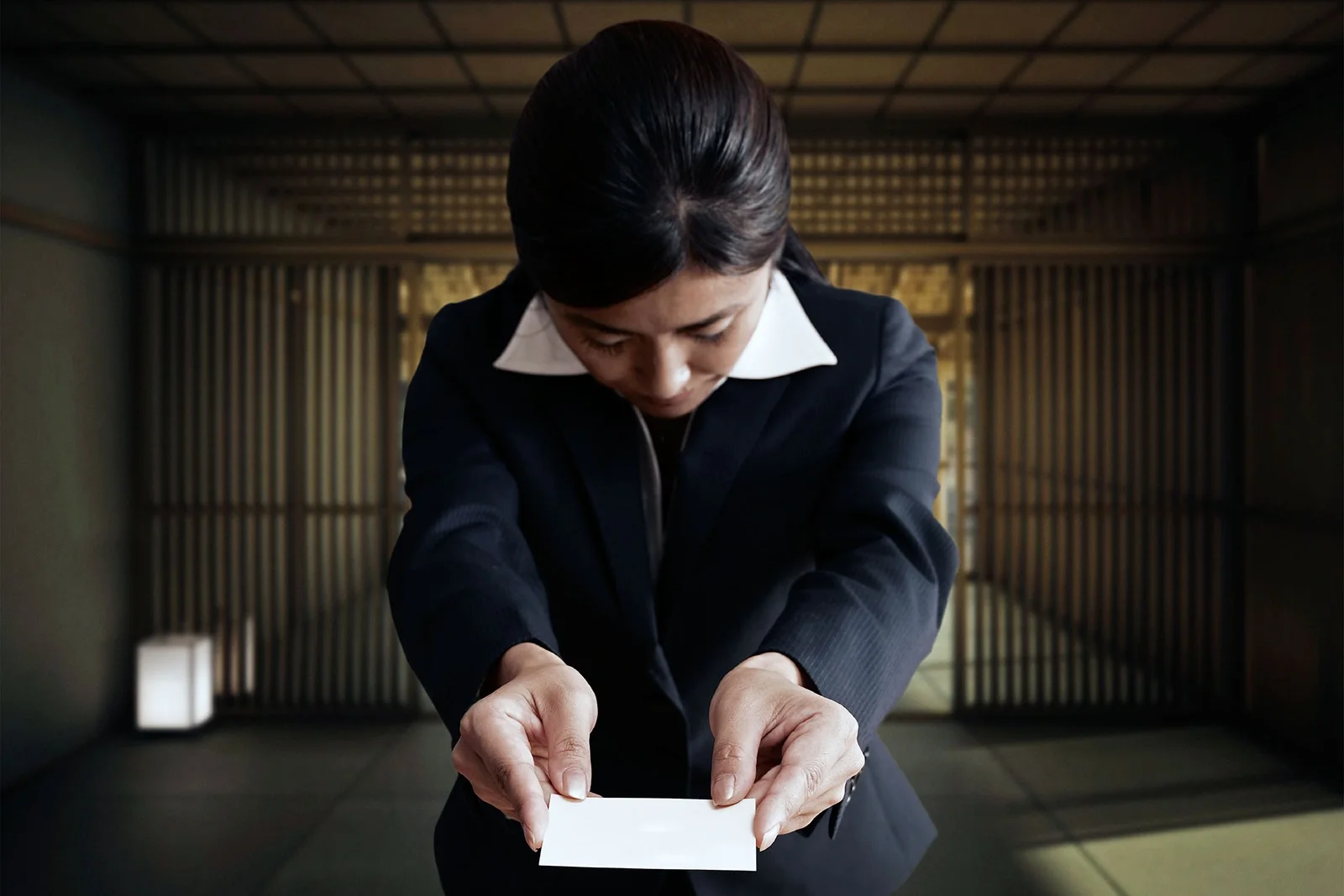 Japan business card etiquette